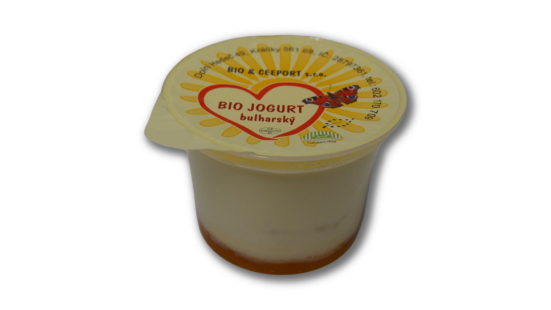 Bio jogurt bulharský broskev