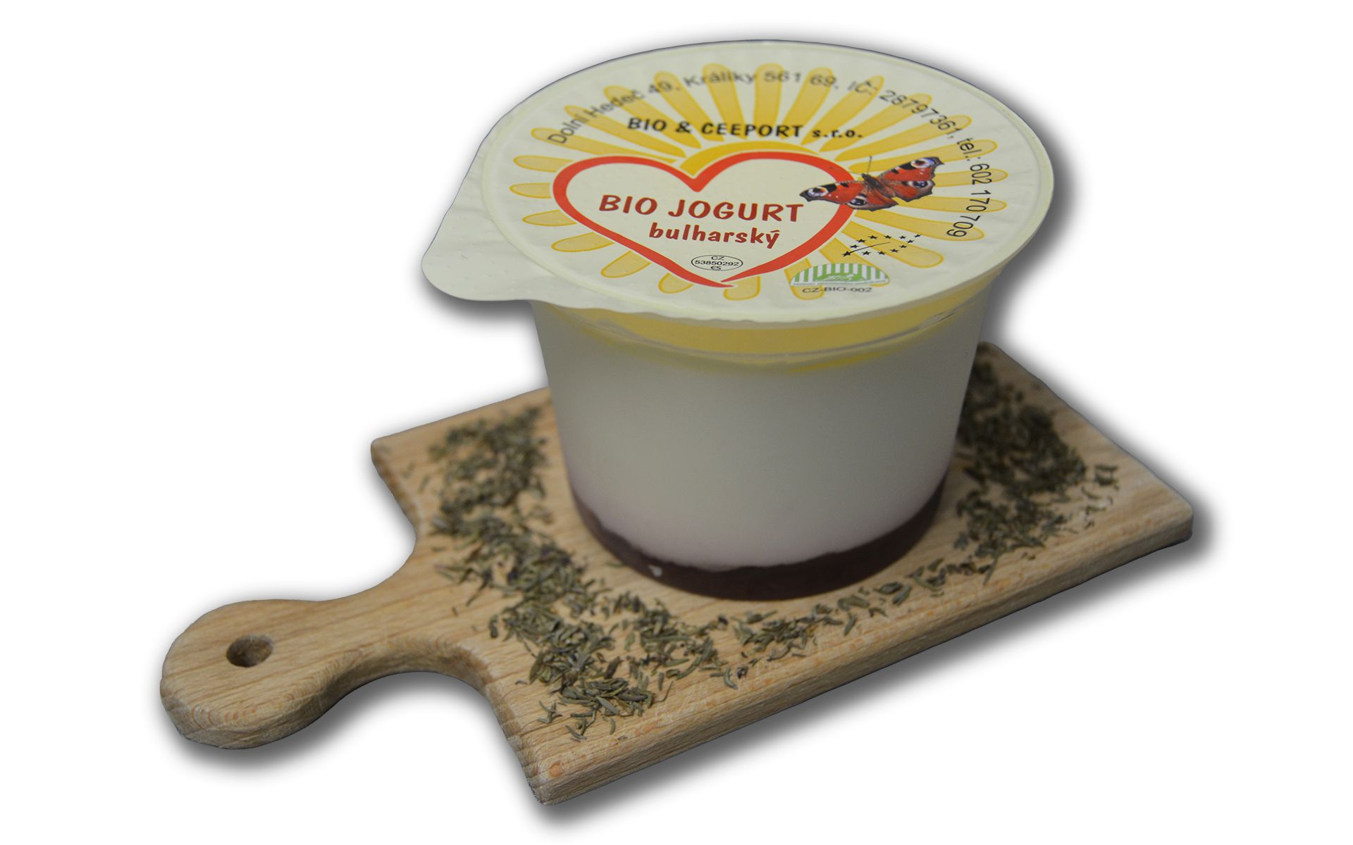 Bio jogurt bulharský jahoda